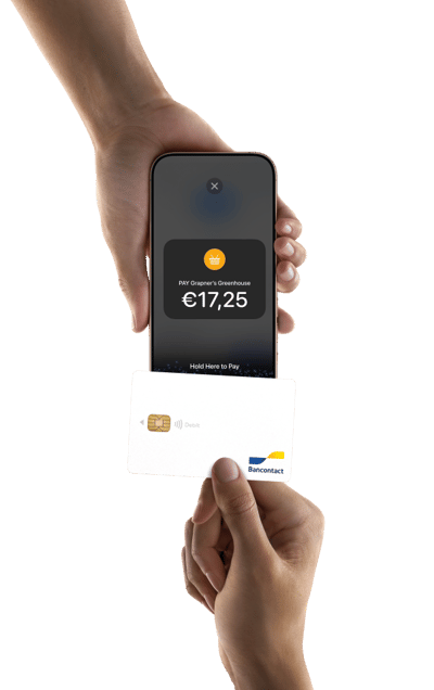 Bancontact nu beschikbaar via Tap to Pay op iPhone en Android SoftPOS