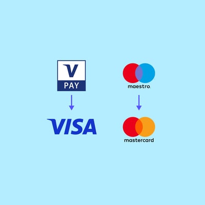 Maestro en V PAY verdwijnen
