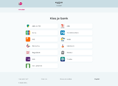 Nieuw! De iDEAL-betaalpagina