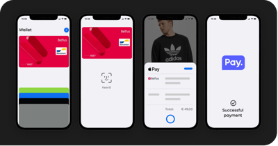 Nu beschikbaar bij Pay: Bancontact via Apple Pay