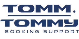 logo Tomm. van tommy booking