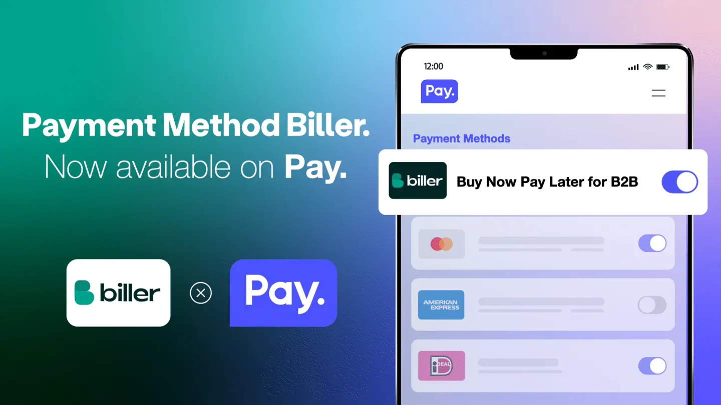 Pay. gaat als eerste betaalprovider samenwerken met Biller